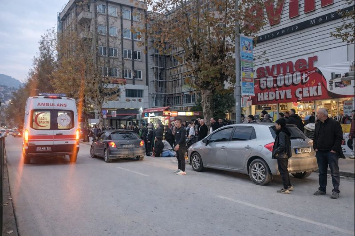 Amasya'da Motosiklet Kazası