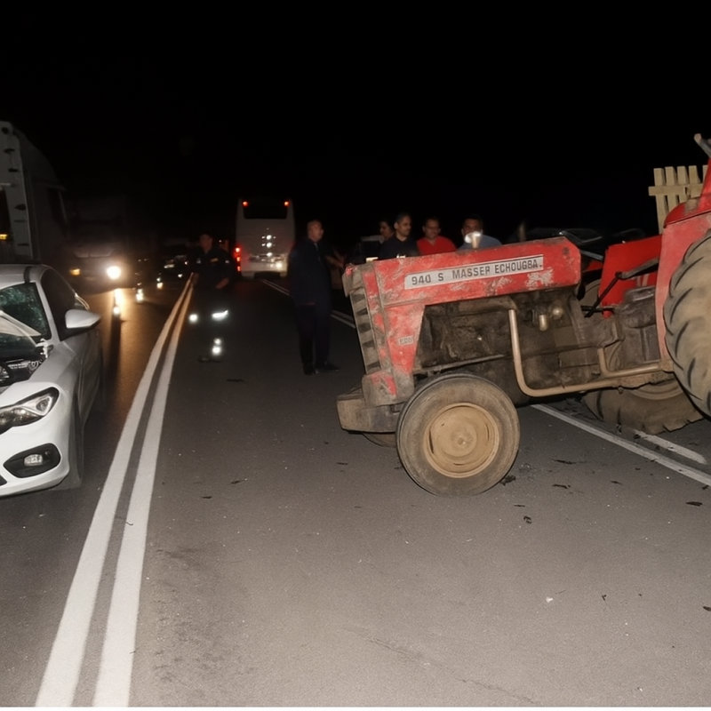 Taşova'da Trafik Kazası: 1 Yaralı